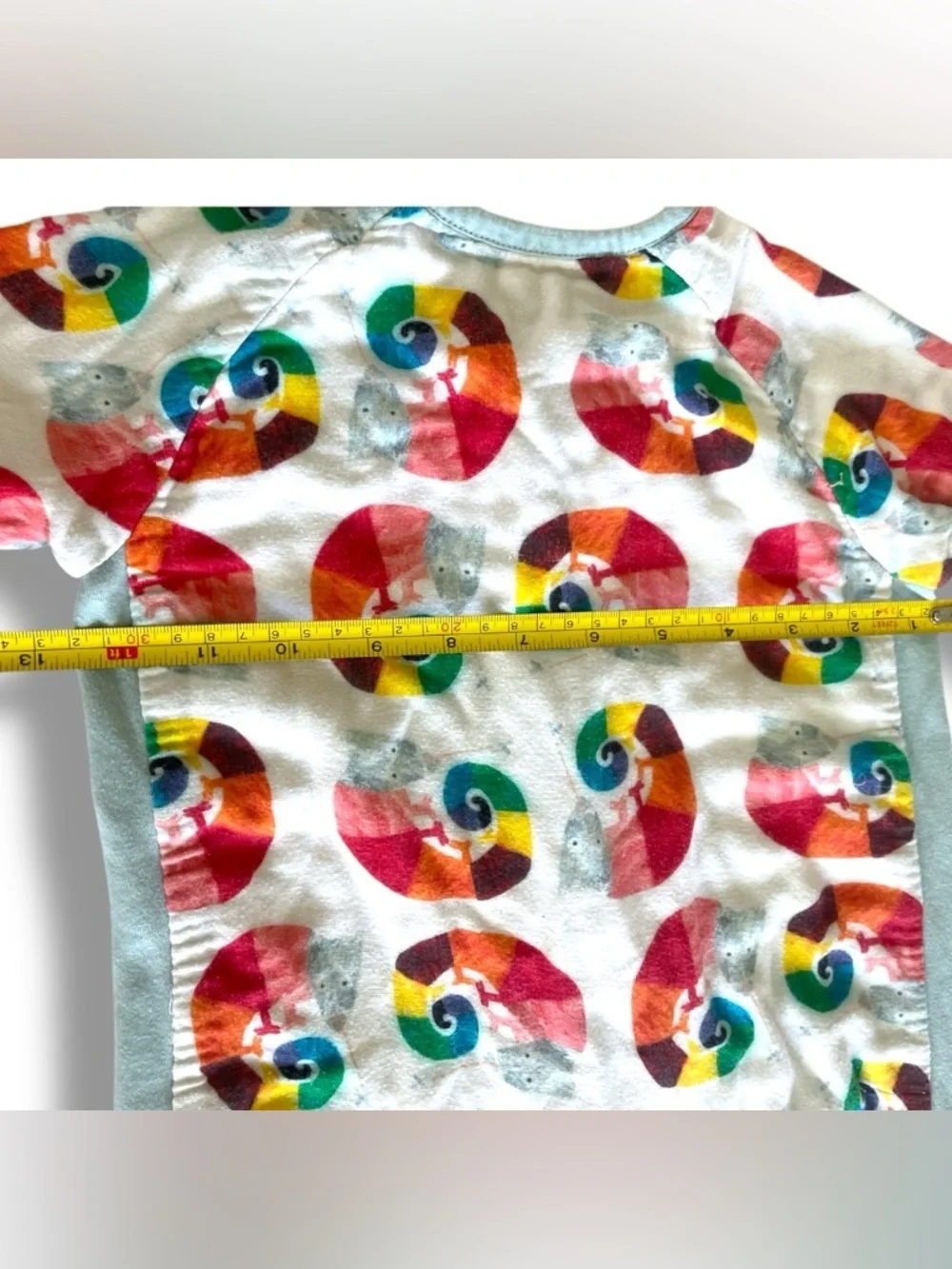 World of Eric Carle Baby Nest Pajamas Rainbow Chameleon Print Zip Snap Sleeper